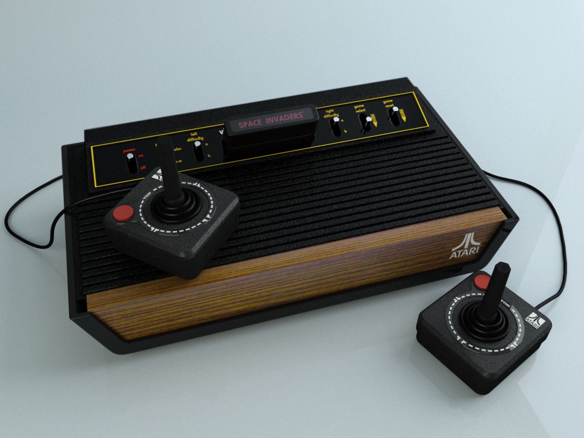 Первая консольная игра. Приставка Атари 2600. Игровая консоль Atari 2600. Консоль Атари. Первая игровая приставка Atari.