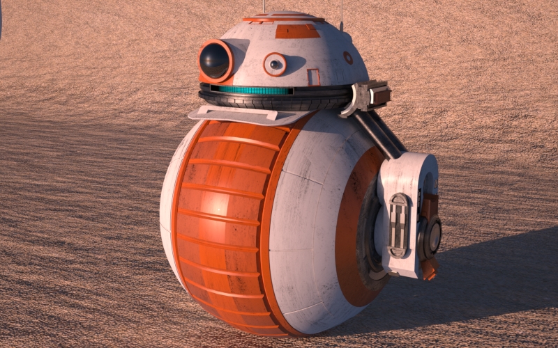 MoI Gallery - BB-8 FORCE AWAKENS Concept Art Rendering